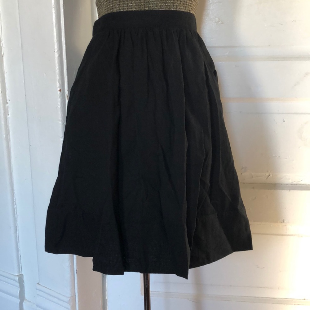 A.P.C. Rue Madamme Paris cotton a-line skirt!